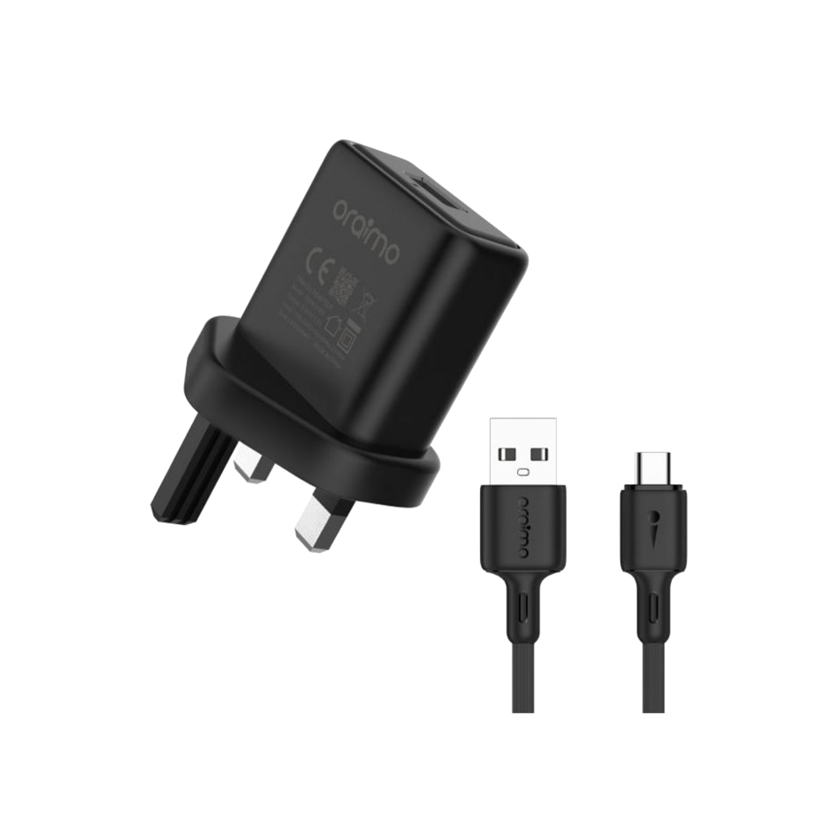 Oraimo Cannon 2 5.0V/1.2A Mini UK Type Efficient & Durable Charger