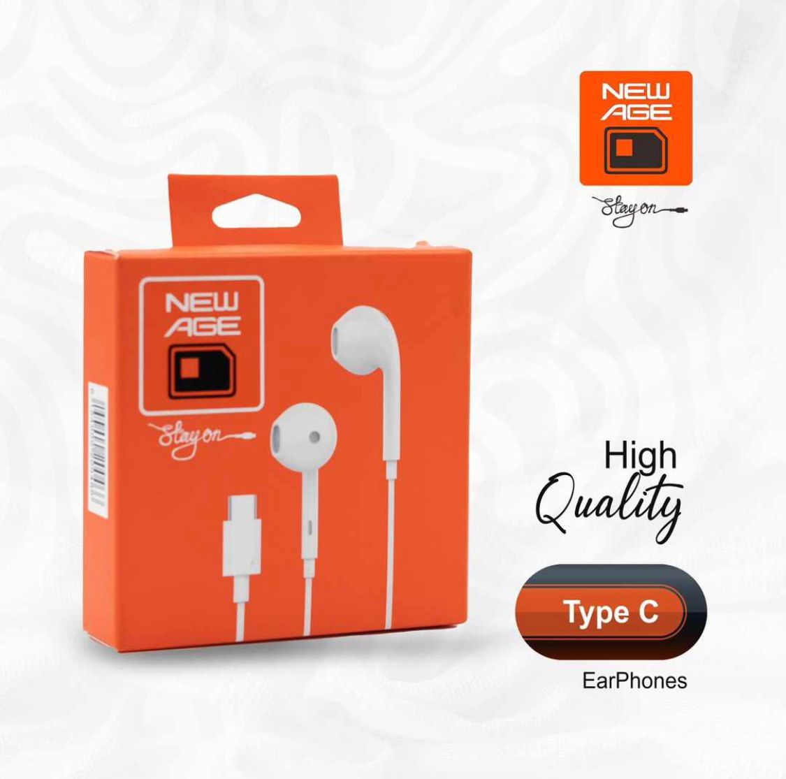 NEW AGE STAY ON TYPE C EARPHONES