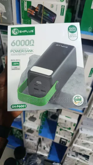 SHPLUS 60000 mAh With Digital Display Power Bank
