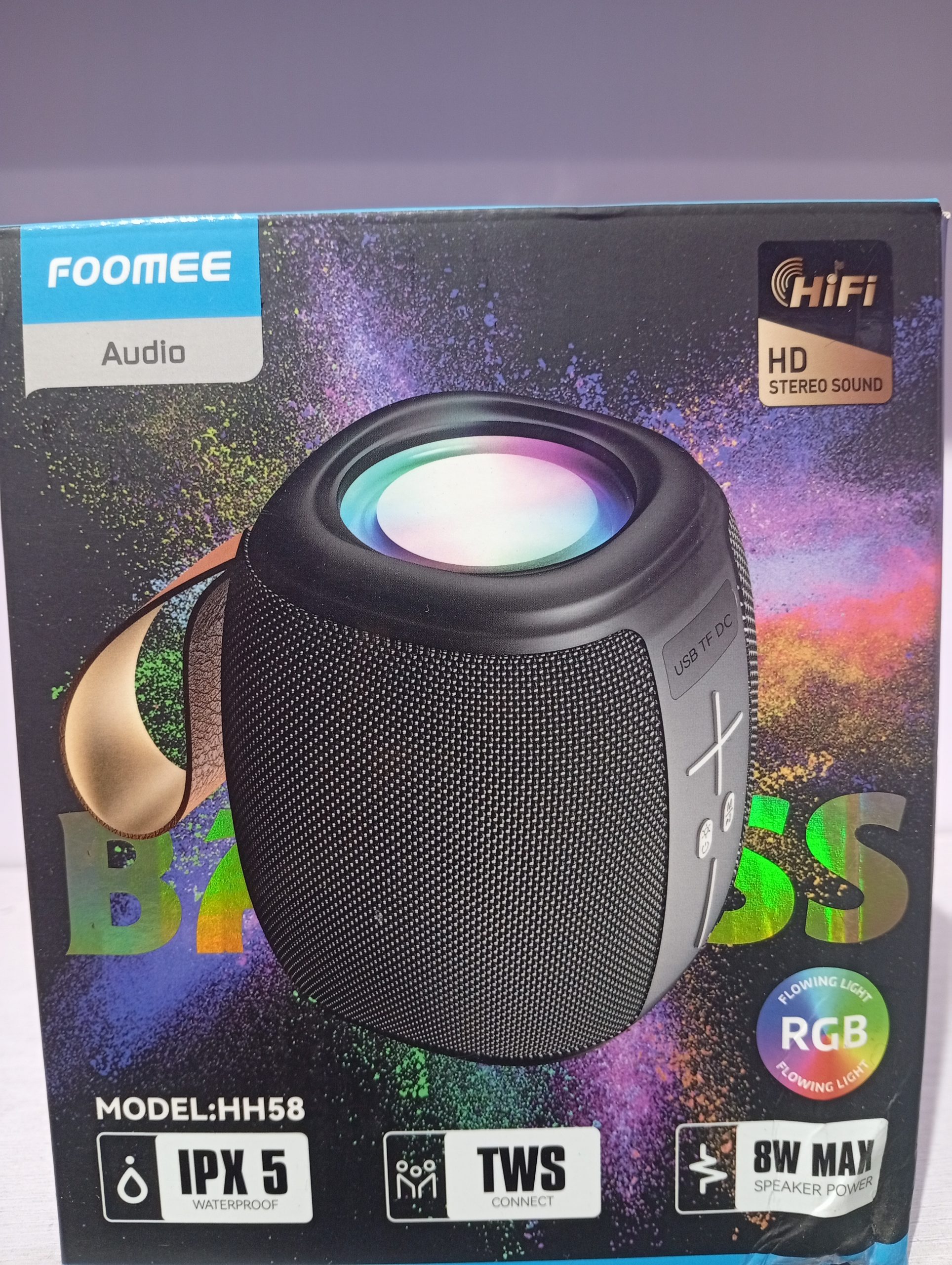 Foomee Blutooth Speaker IPX5 Waterproof Portable Wireless Speaker