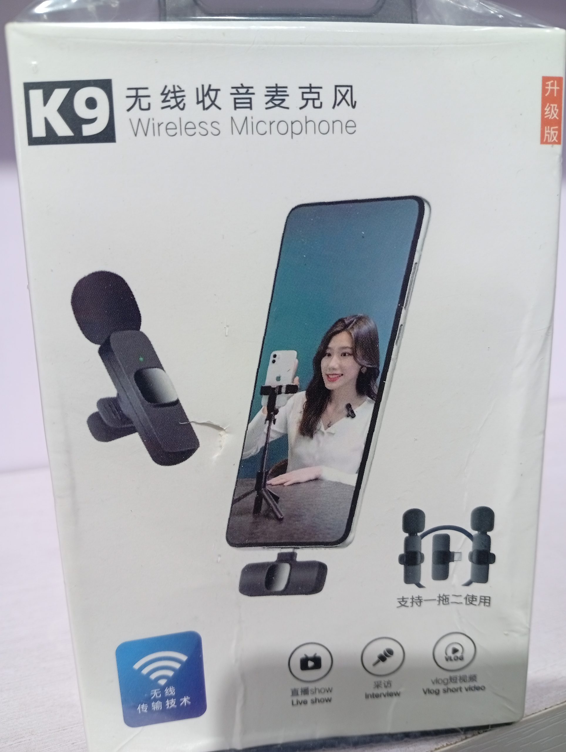 K9 Wireless Microphone With double Mic - Image 3