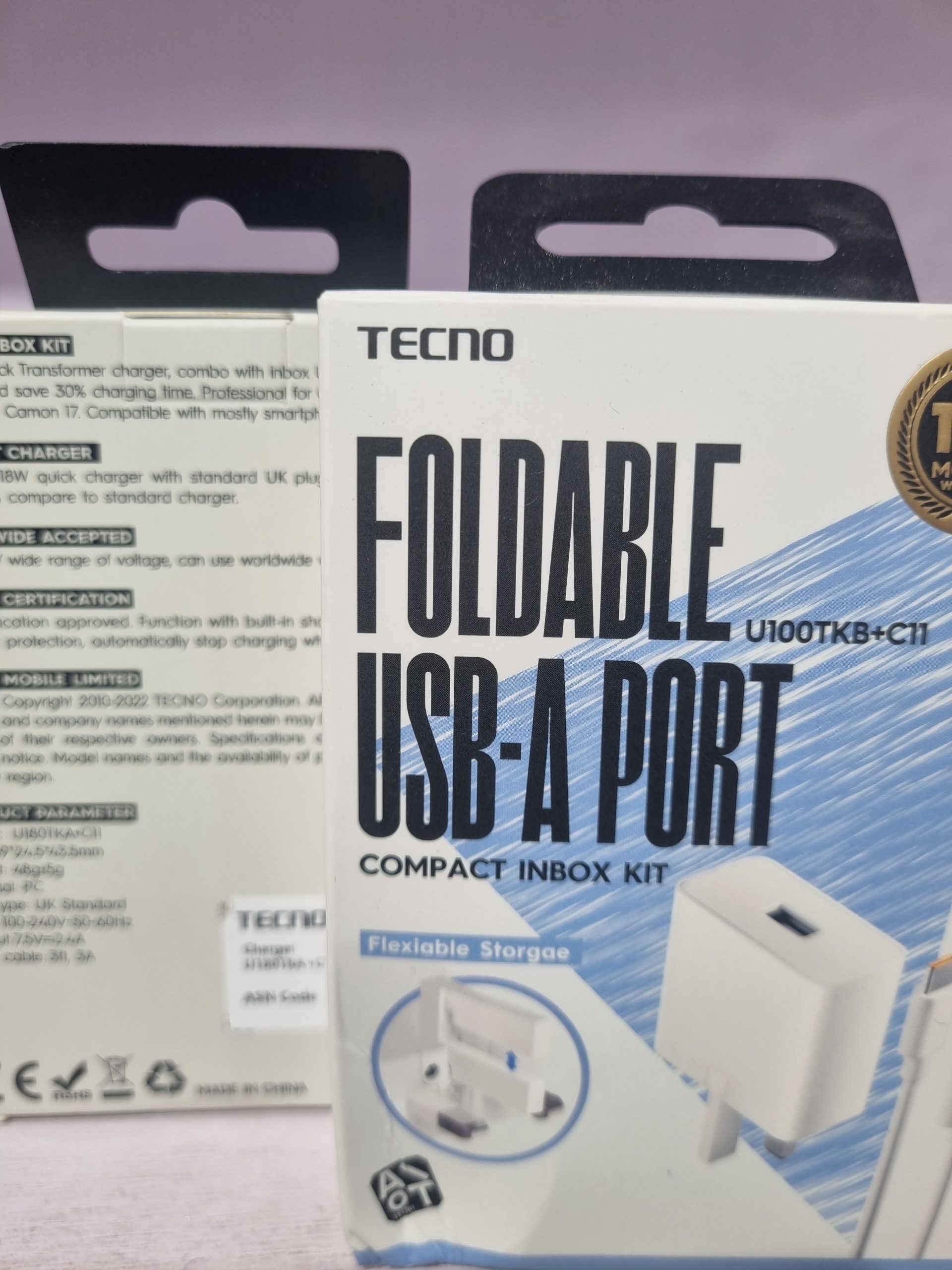product-grid-gallery-item Tecno Foldable U100TKB+C11 USB-A Port